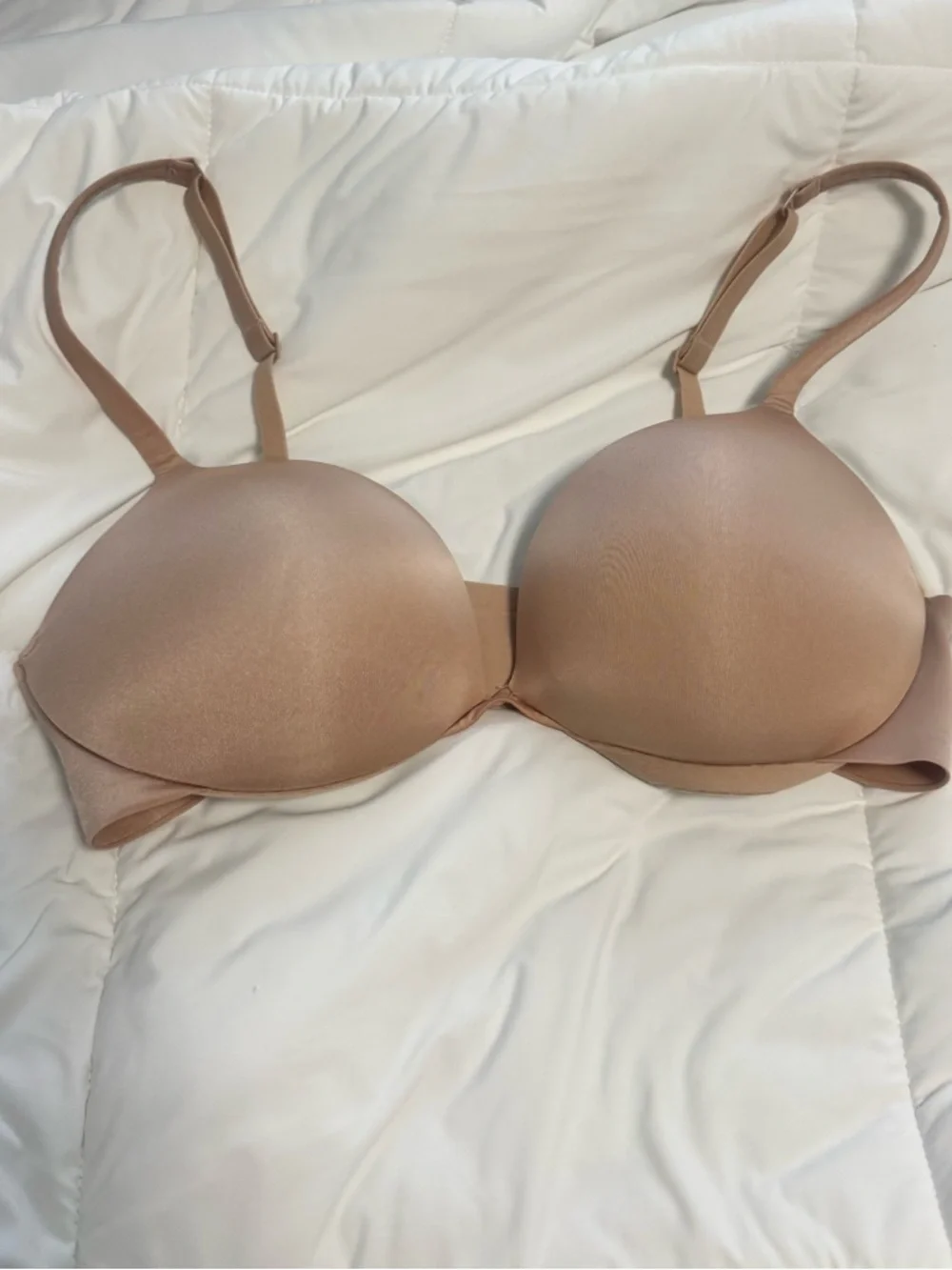 Skims Ultimate Teardrop Push Up Bra 34C - Black and Clay - Picture 1 of 4